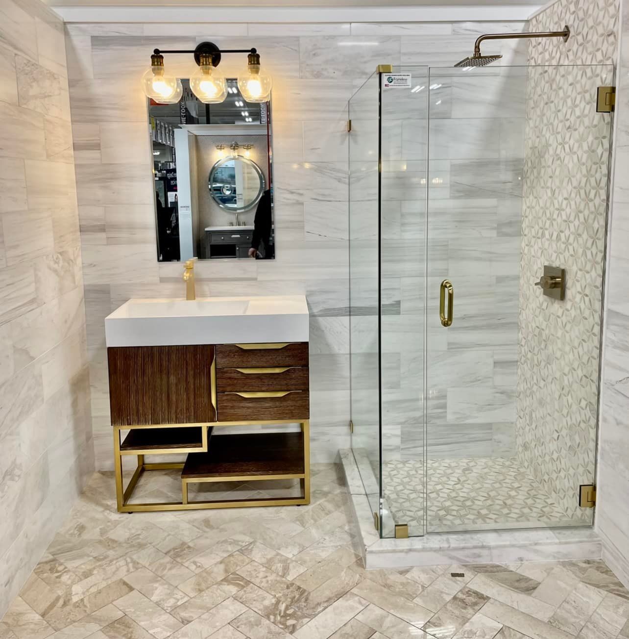 Kaja bathroom finish selections